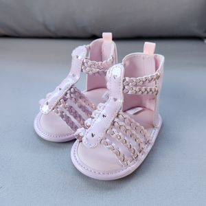 First steps pink sandals